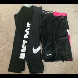 Nike workout pants set